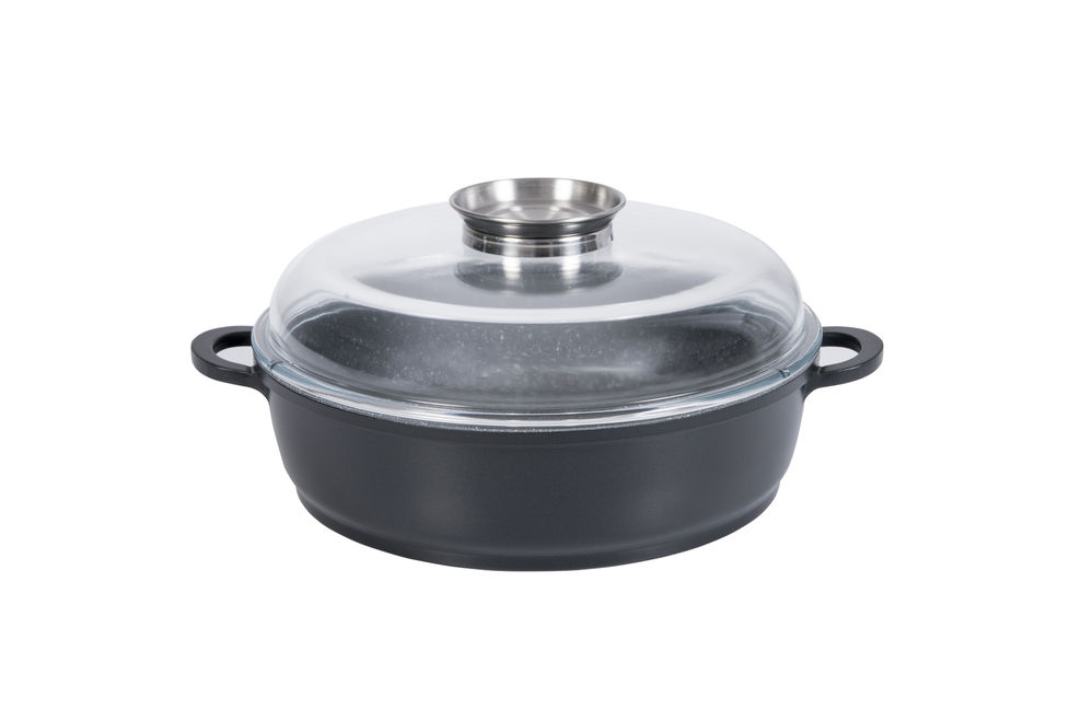 Tigaie adanca 28cm aroma knob system granite