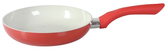 Tigaie cu invelis ceramic 28cm rosu fusion fresh