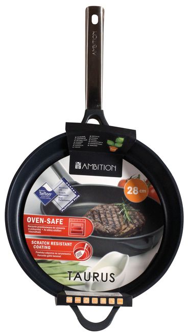 Tigaie cu invelis teflon platinum plus 28cm taurus