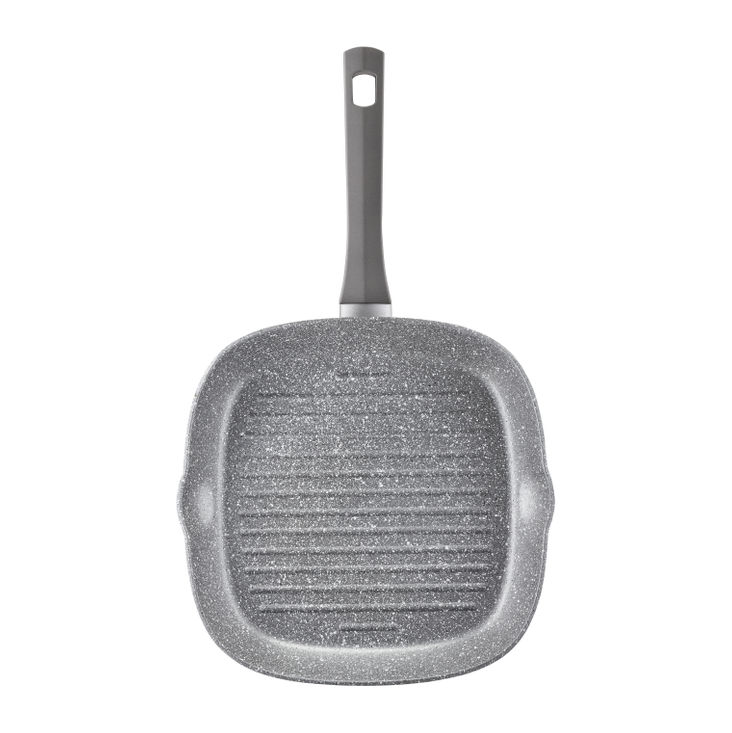 Tigaie grill 26x26cm invelis qualum stone silverstone