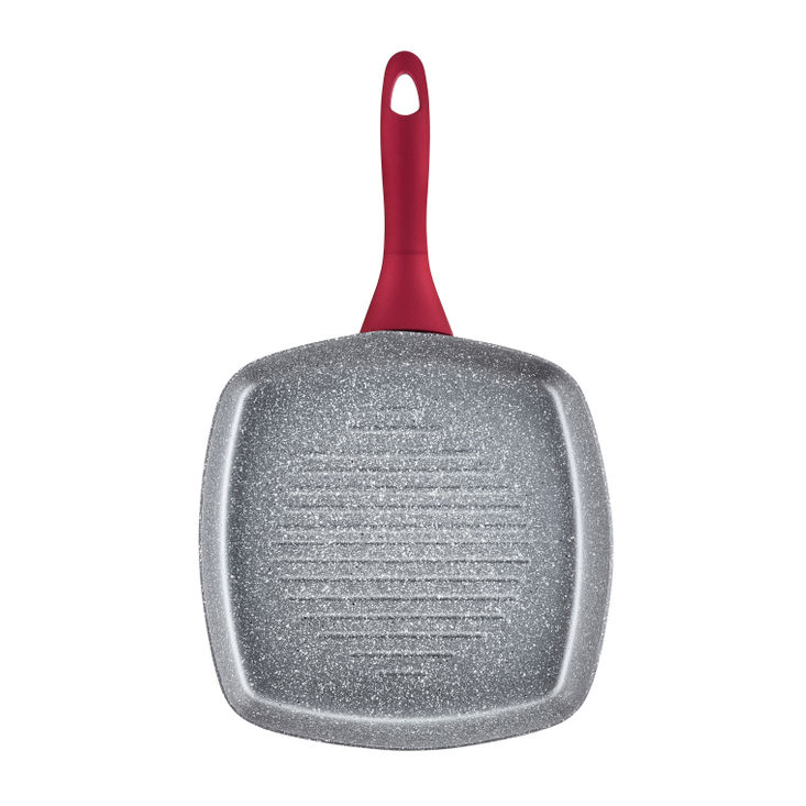 Tigaie grill acoperire qualum basic 26cm jasper
