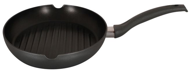 Tigaie peste grill cu invelis basic coating 35cm graphite