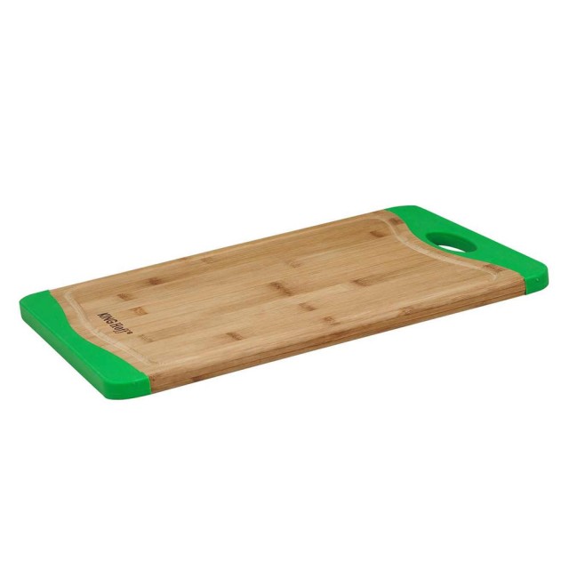 Tocator dreptunghiular din bambus kinghoff, lungime 37 cm