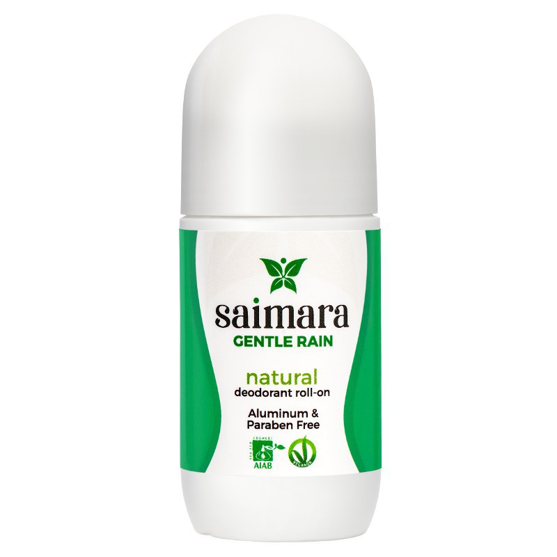 Saimara Deodorant bio Gentle Rain roll-on cu bicarbonat de sodiu 50ml