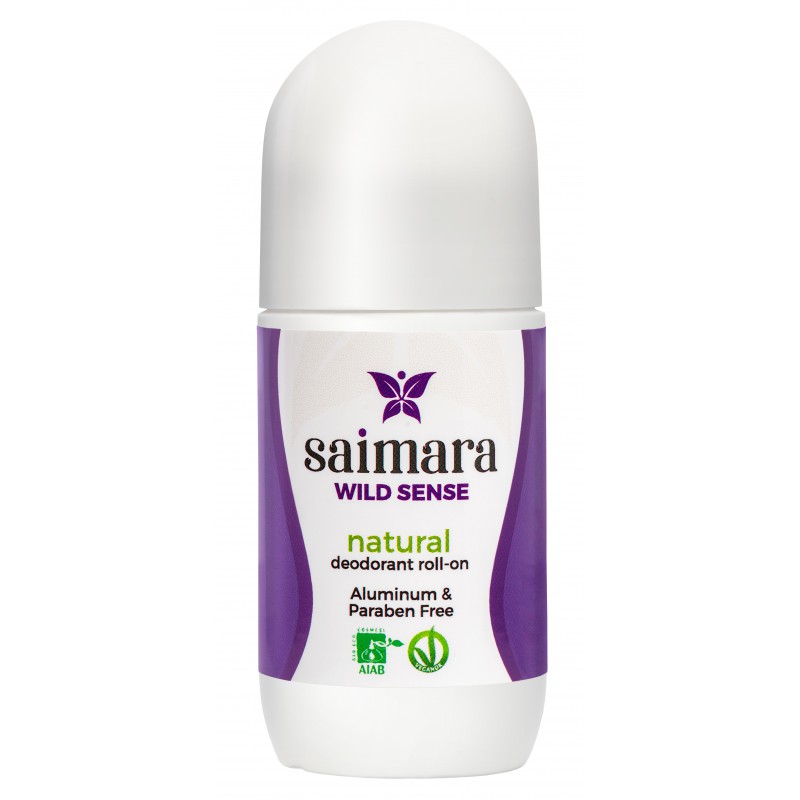 Saimara Deodorant bio Wild Sense roll-on cu bicarbonat de sodiu 50ml