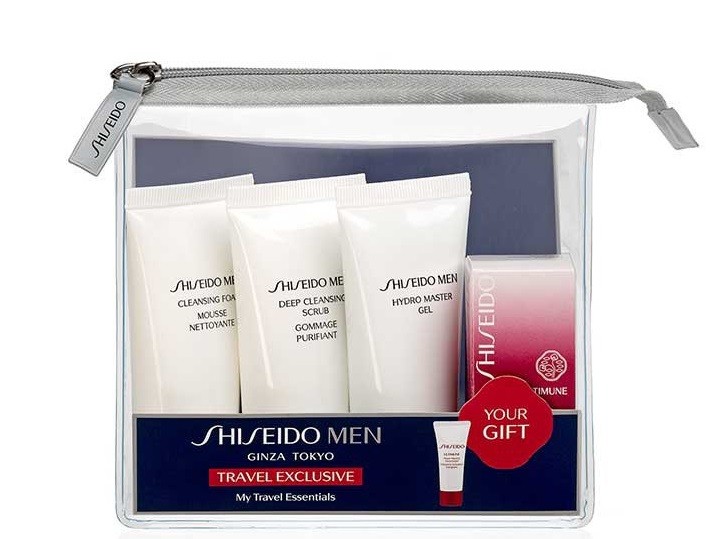 Shiseido Set Spuma de curatare 30ml + Gomaj 30ml + Gel hidratant 30ml + Concentrat 5ml