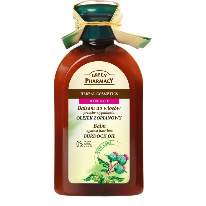 Balsam impotriva caderii parului cu extract de brusture 300 ml green pharmacy