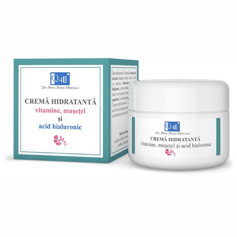 Crema hidratanta cu vitamine si musetel, 50 ml, tis