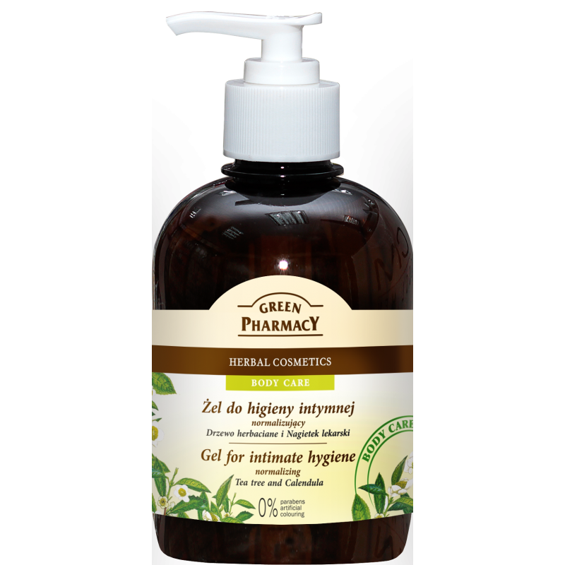 Gel pentru igiena intima galbenele si arbore de ceai 370 ml green pharmacy