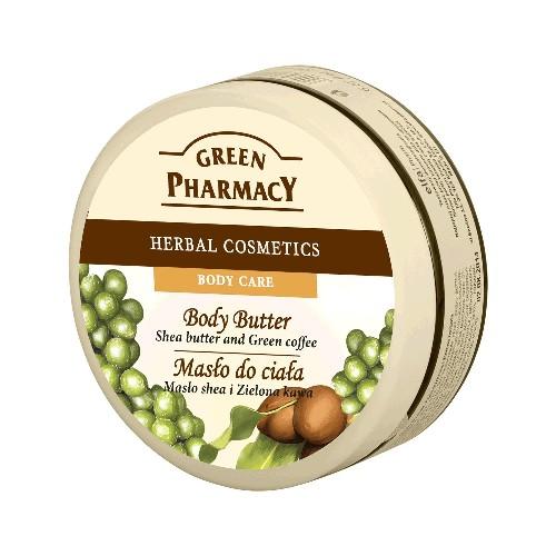 Unt de corp unt de shea si cafea verde 200 ml green pharmacy