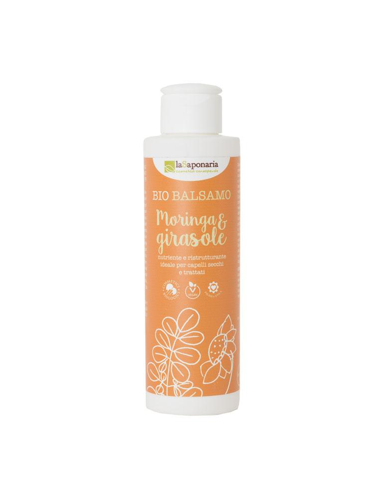 Balsam de par bio cu moringa si floarea soarelui lasaponaria 150ml