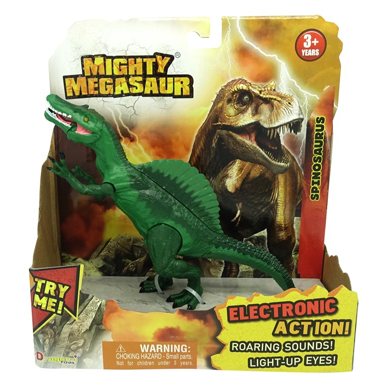Mighty megasaur dinozaur cu lumini si sunete - spinosaurus