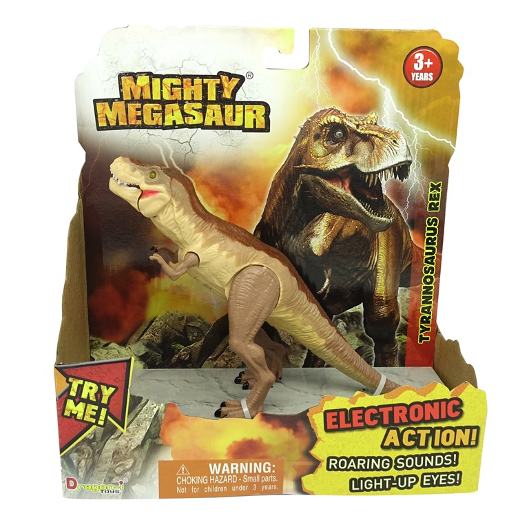 MIGHTY MEGASAUR DINOZAUR CU LUMINI sI SUNETE - Tyrannosaurus Rex