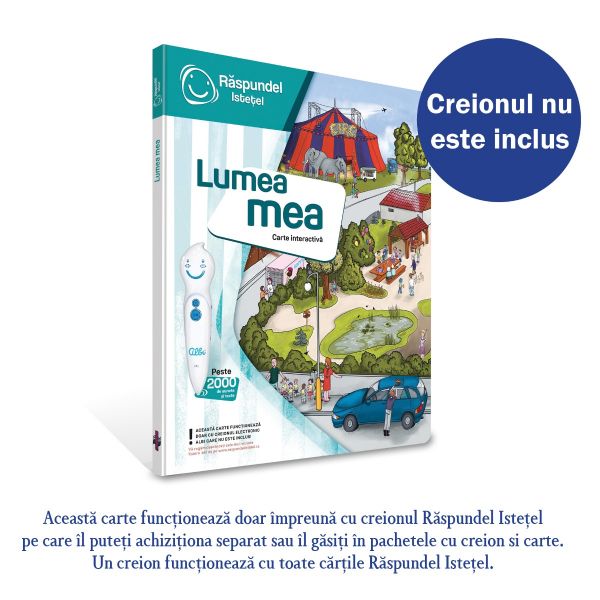 Raspundel Istetel, Carte Lumea Mea(creionul nu este inclus)