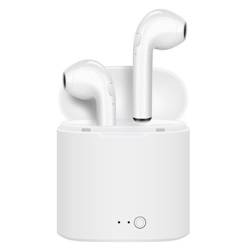Casti audio wireless cu bluetooth i7s siegbert, tip in-ear pentru ios, windows si android