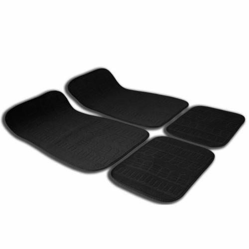 Covorase auto din mocheta rogroup, model anvelopa, negru