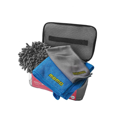 Kit burete si 2 lavete momo, pentru curatat caroseria