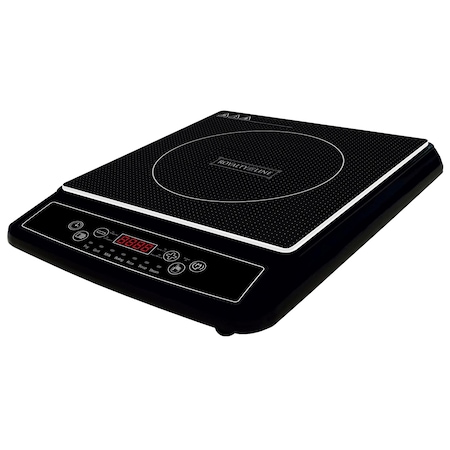 Plita cu inductie royalty line 2000w, 80°c- 270°c, placa crystal, timer, led, negru