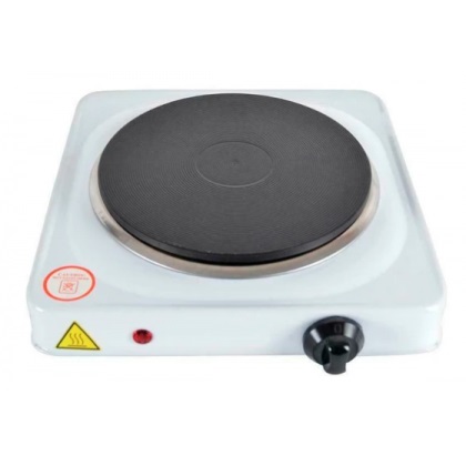 Plita electrica royalty line ekp-1500.15, 1500 w, cu o zona de gatit, alba