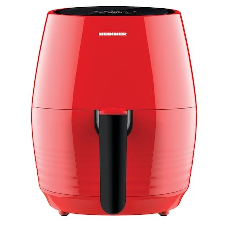 Friteuza cu aer cald heinner , 1250w, capacitate cos 2.5l, control digital, rosu