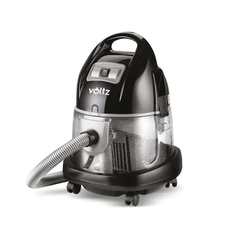 Aspirator cu filtru apa voltz v51001h, 2000 w, accesorii, 8 litri, gri/negru