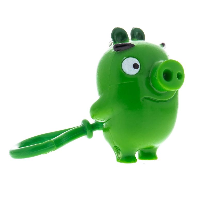 Angry birds: 3d fig plastic cu agatatoare 7-8,5 cm - the pig