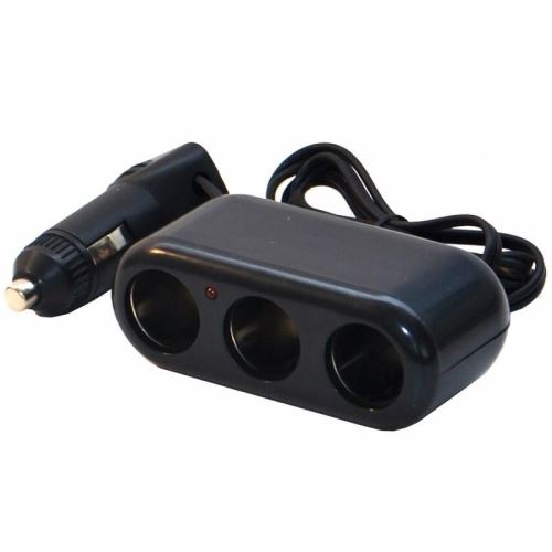 Priza bricheta tripla cu cablu RoGroup, 12/24 V