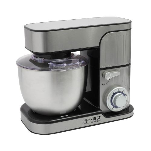 Mixer multifunctional cu bol first austria, 1300w, capacitate bol 5l, 6 trepte de viteza, inox