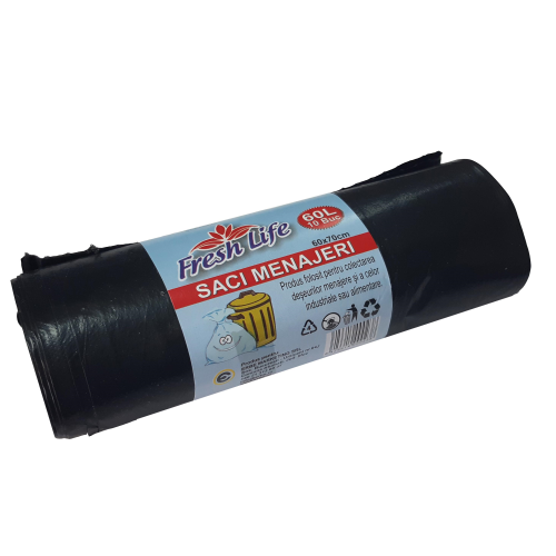 Saci menajeri fresh line 60 l, 10 bucati