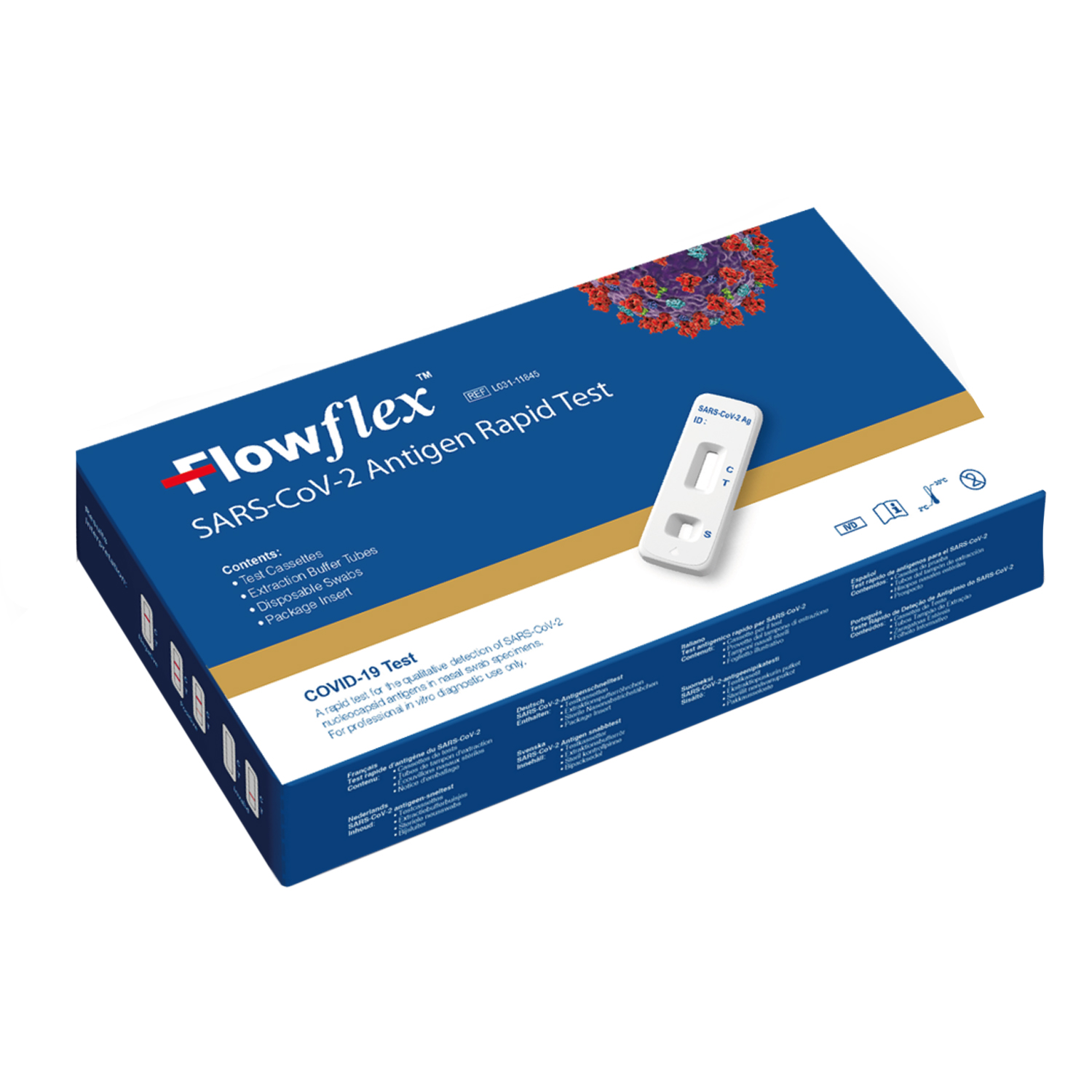 Test rapid covid-19 antigen, flowflex, acon labs usa, pentru uz profesional