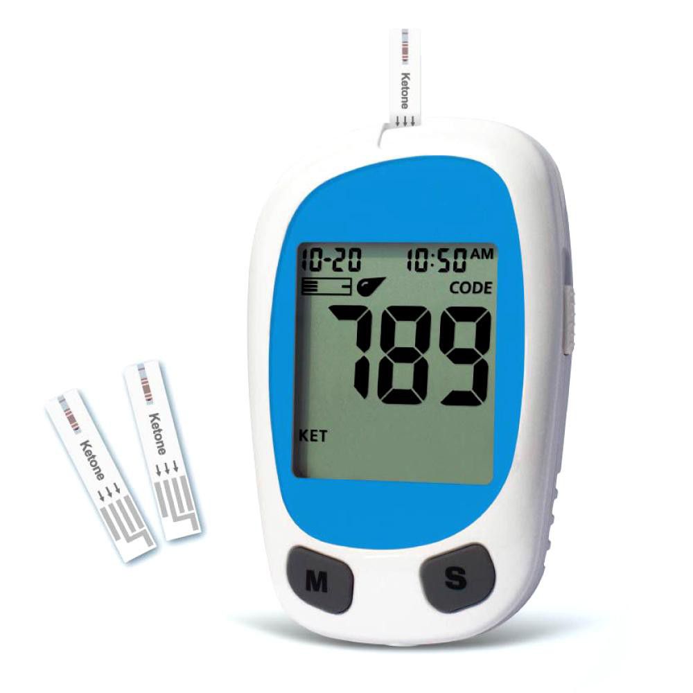 Pachet promo analizor 2 in 1, on call gk dual, glucometru β-cetone si glucoza, 75 teste