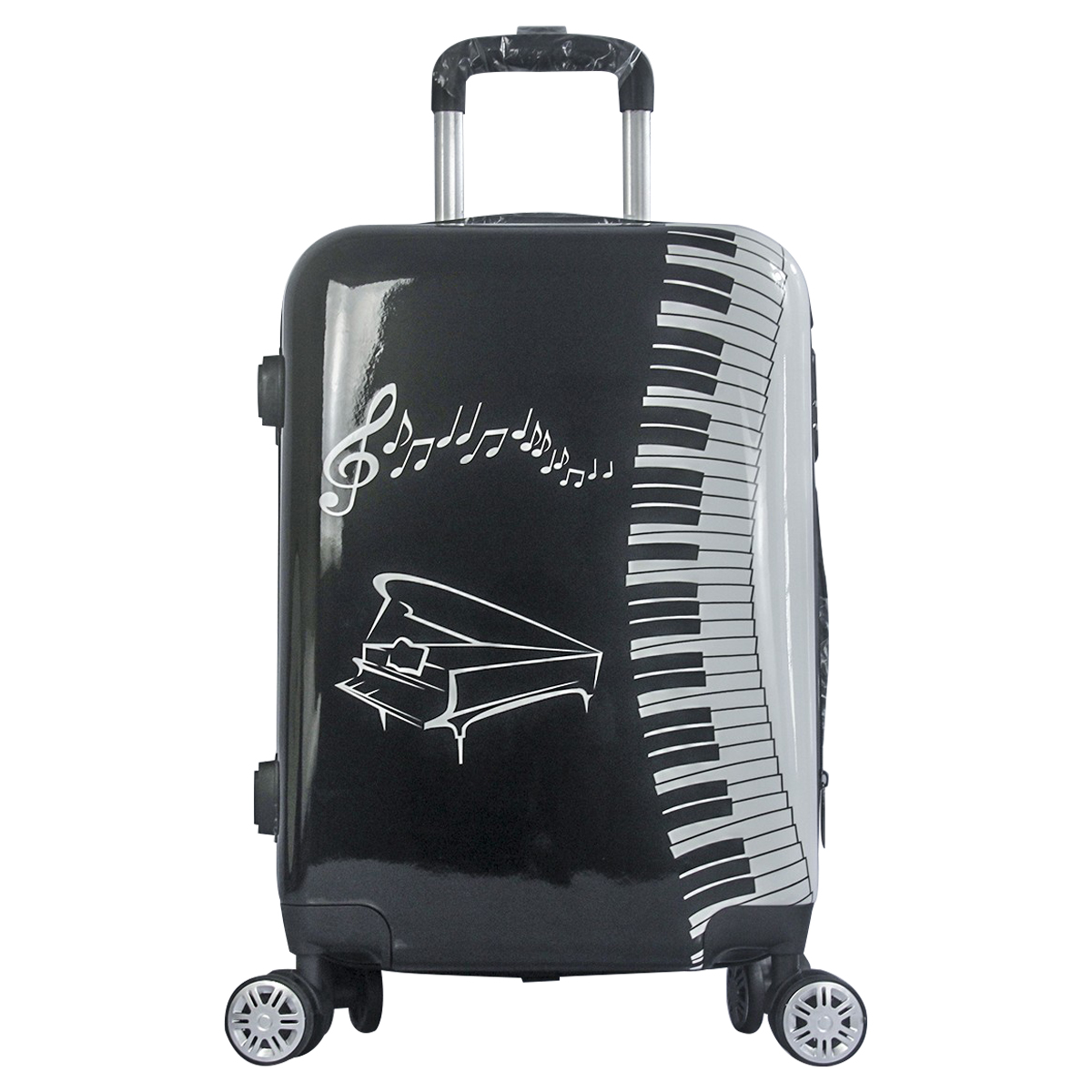 Troler halber, din policarbonat si abs, 55 cm, piano