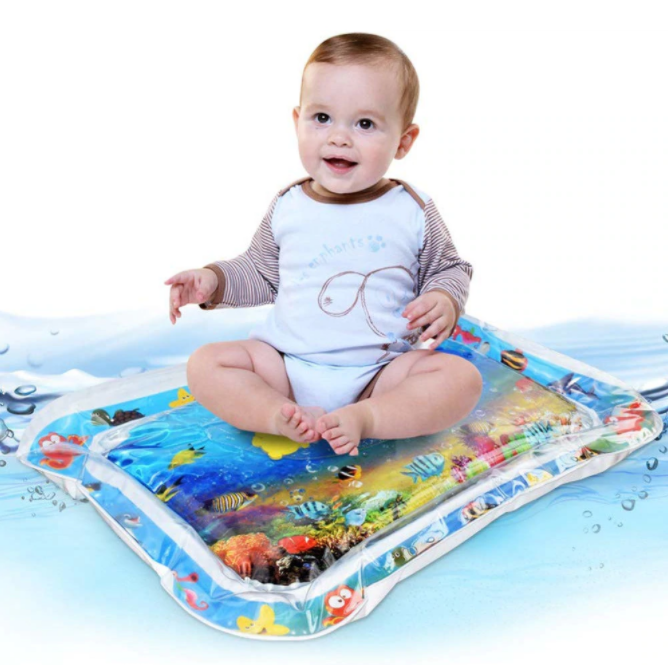 Saltea cu apa centru de activitati pentru bebelusi c2, aexya, multicolora
