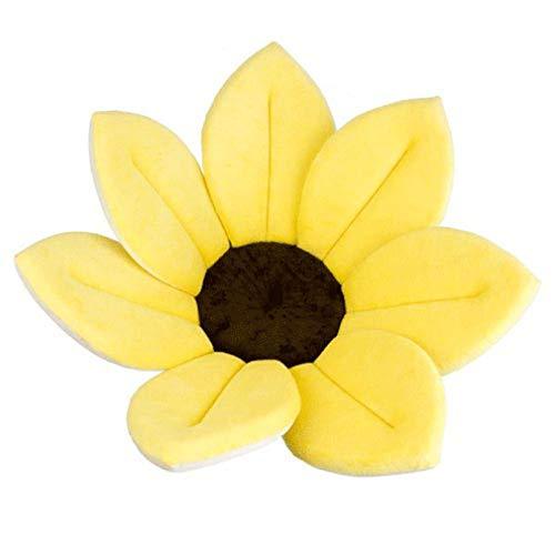 Perna pentru cada pentru bebelusi, forma de floare, aexya, galben