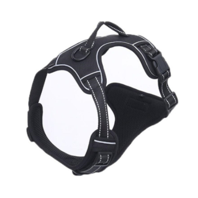 Ham pentru caini cu maner vertical, aexya, negru, marimea l