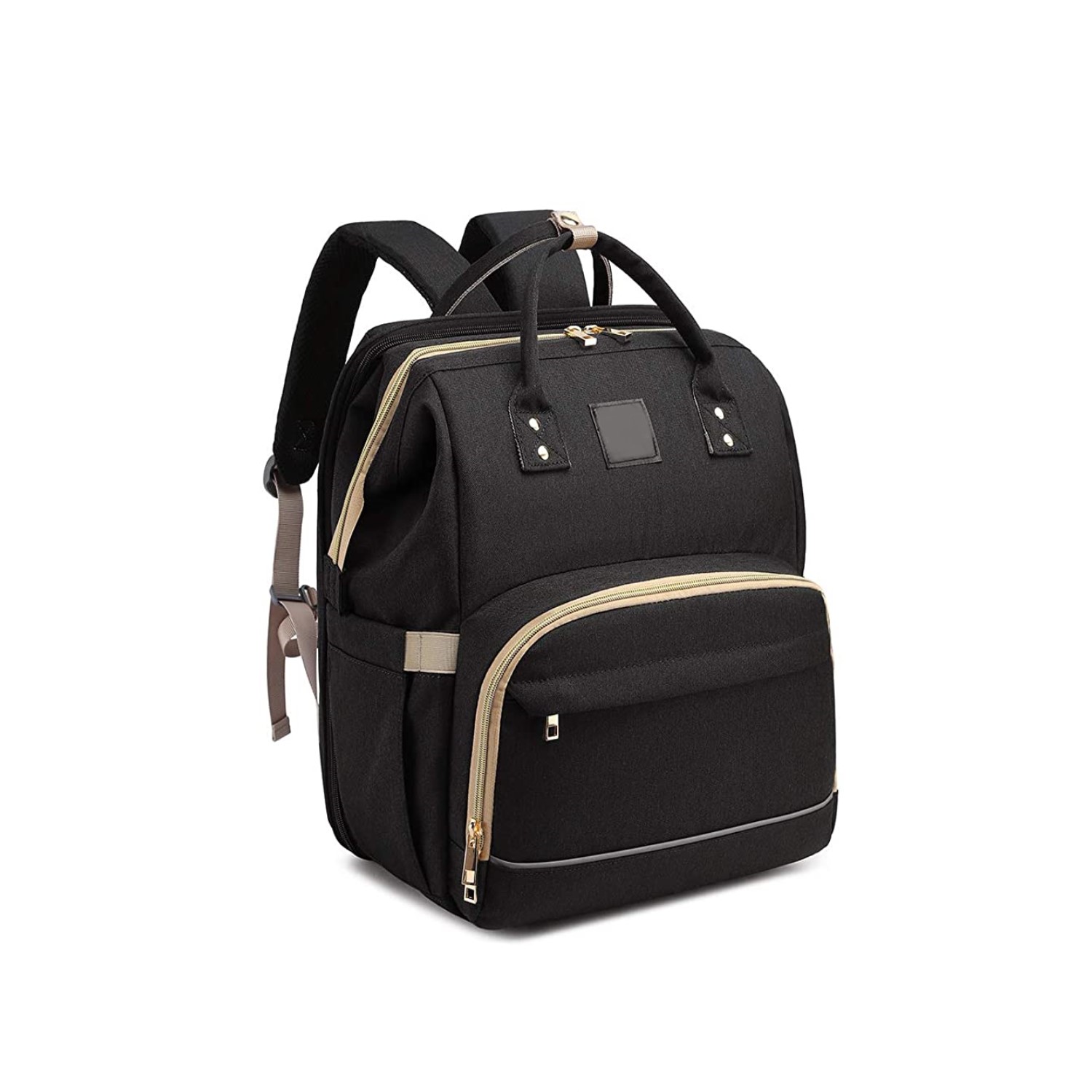 Rucsac pentru bebelusi cu statie de schimbare scutec, aexya, negru