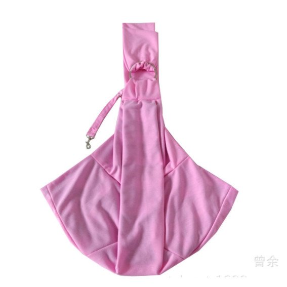 Geanta de umar tip sling pentru caini, pisici si alte animale, aexya, roz