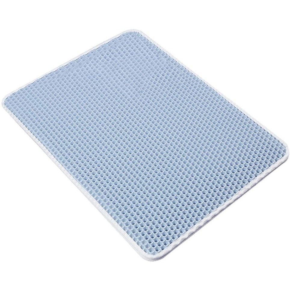 Covor pentru colectarea granulelor de nisip pentru pisici, aexya, bleu, marimea m