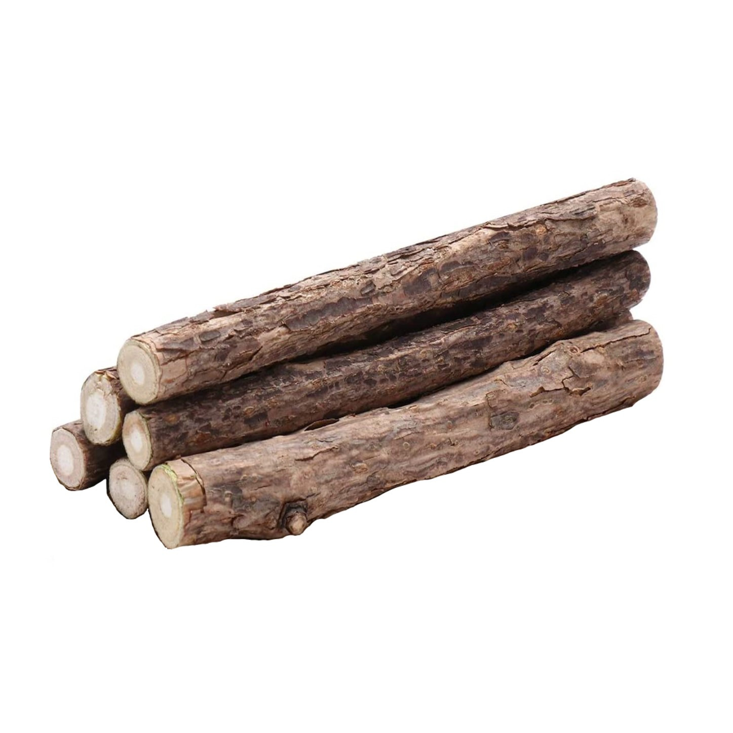Set de 6 betisoare din lemn pentru curatarea dintilor pentru pisici, aexya