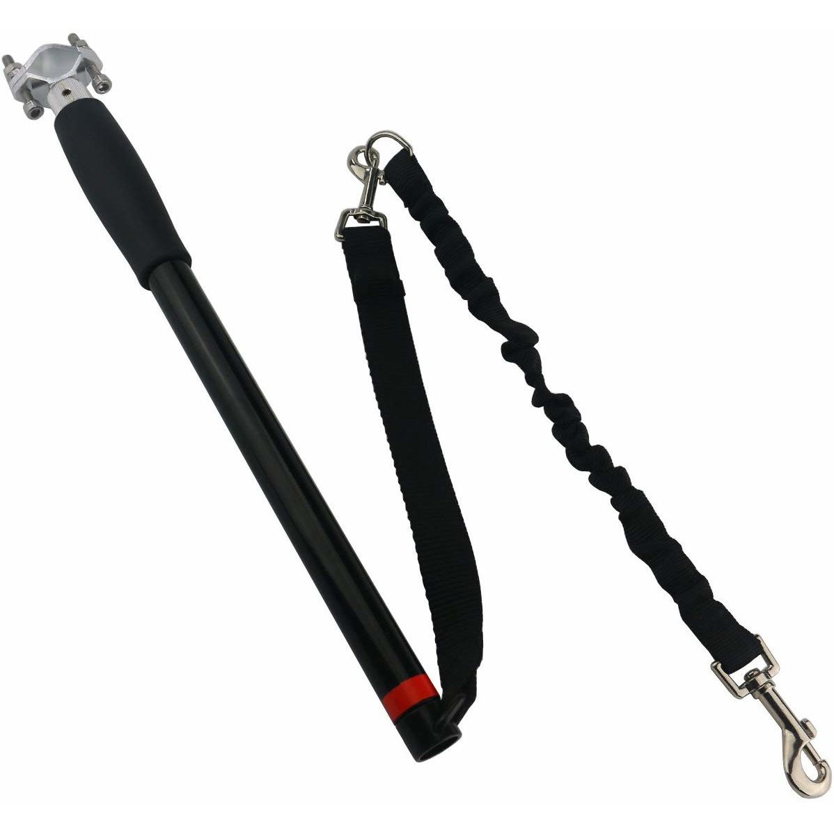 Lesa hands-free de caini pentru bicicleta, aexya, negru