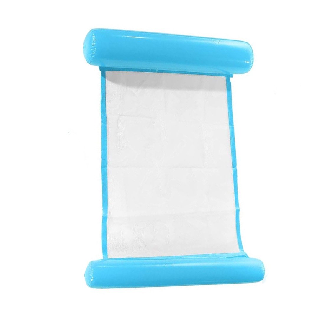 Hamac gonflabil de apa pentru mare sau piscina, pentru adulti si copii, aexya, albastru