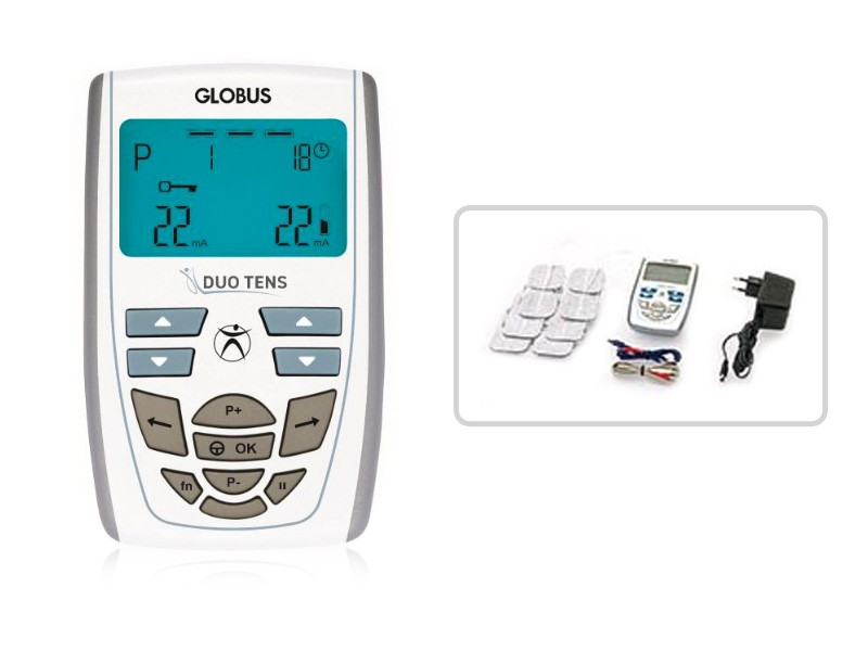 GLOBUS DUO TENS- Electrostimulator 2 canale, 20 de programe