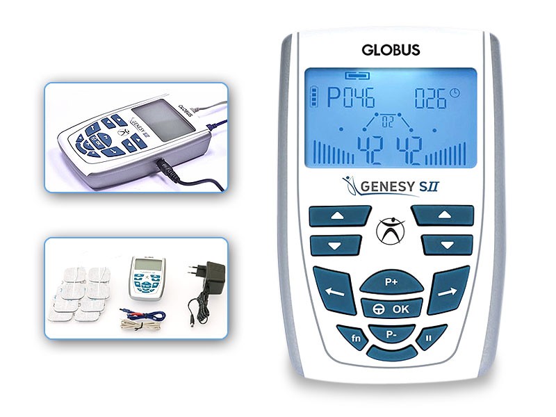 Globus genesy sii- electrostimulator 2 canale pentru uz profesional, fizioterapie