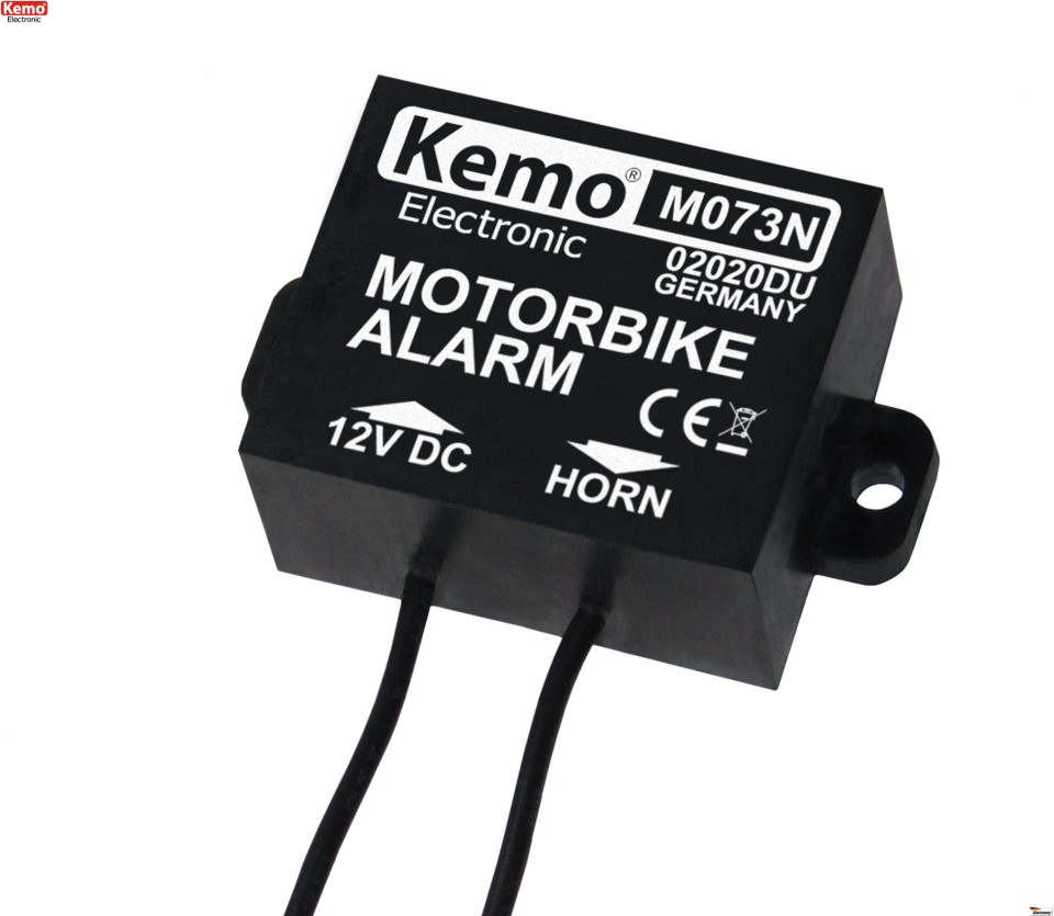 Kemo-m073n alarma moto, eficienta, usor de montat