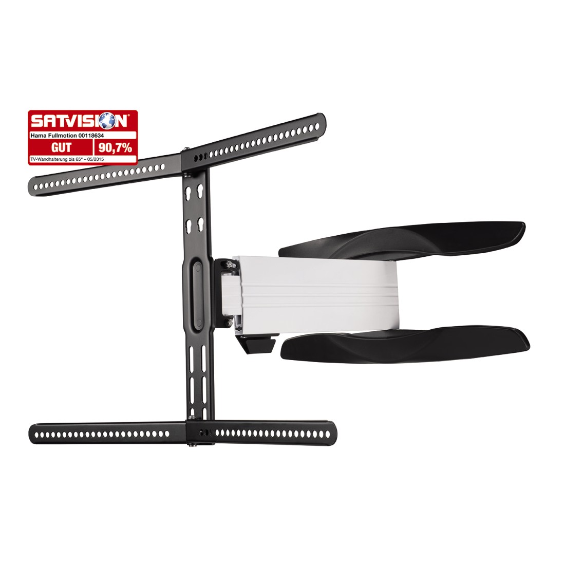 Suport curbat de perete Hama TV FULLMOTION, 165 cm, negru