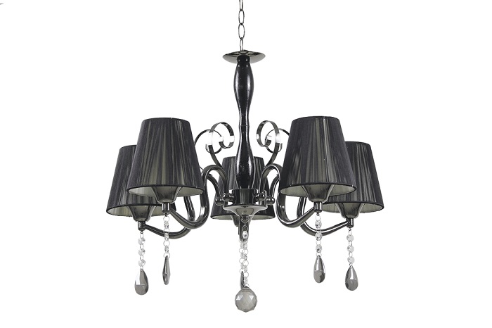 Lustra erste equinox negru 5xe27