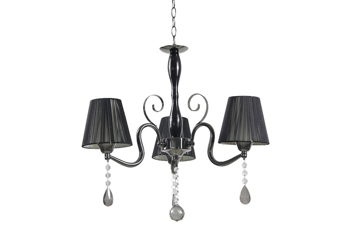 Lustra erste equinox negru 3xe27