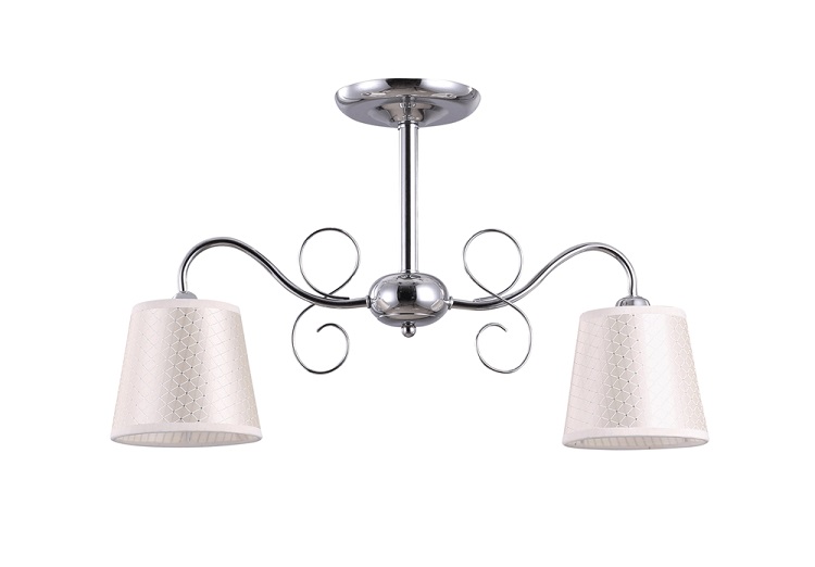Lustra erste ivy crom cu alb 2xe27