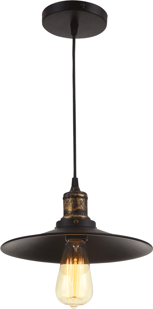 Pendul edison bronz+negru 1xe27 60w