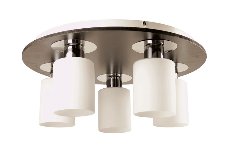 Plafoniera erste andra wenge rotunda 5xe27